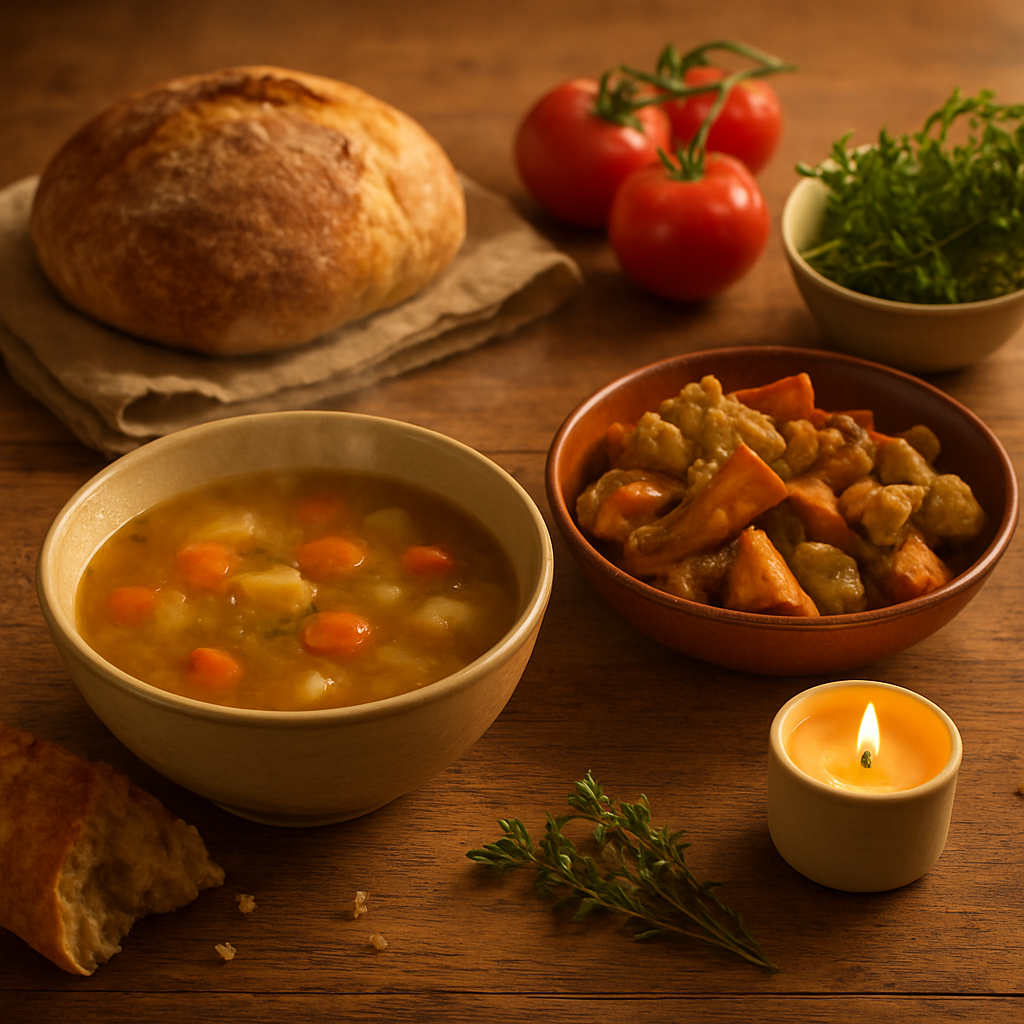Comida casera hecha con amor